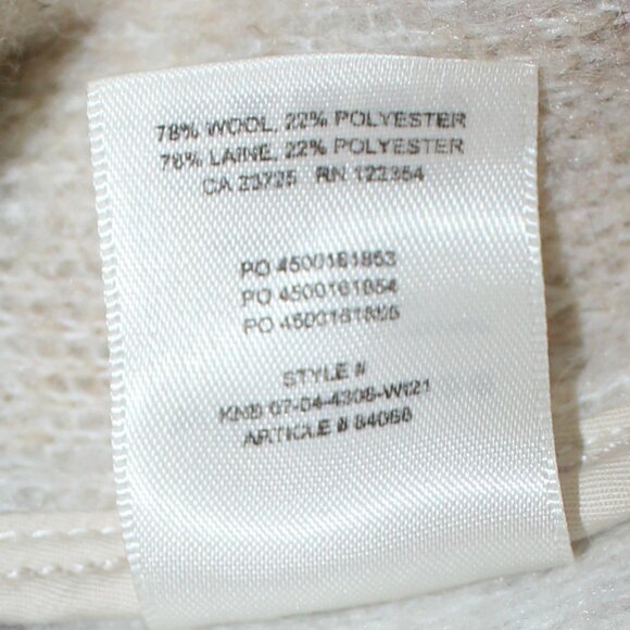 Aritzia Wilfred Free Midi Wool blend Plaid Ganna Jacket Long Black Beige SZ S - Picture 8 of 8